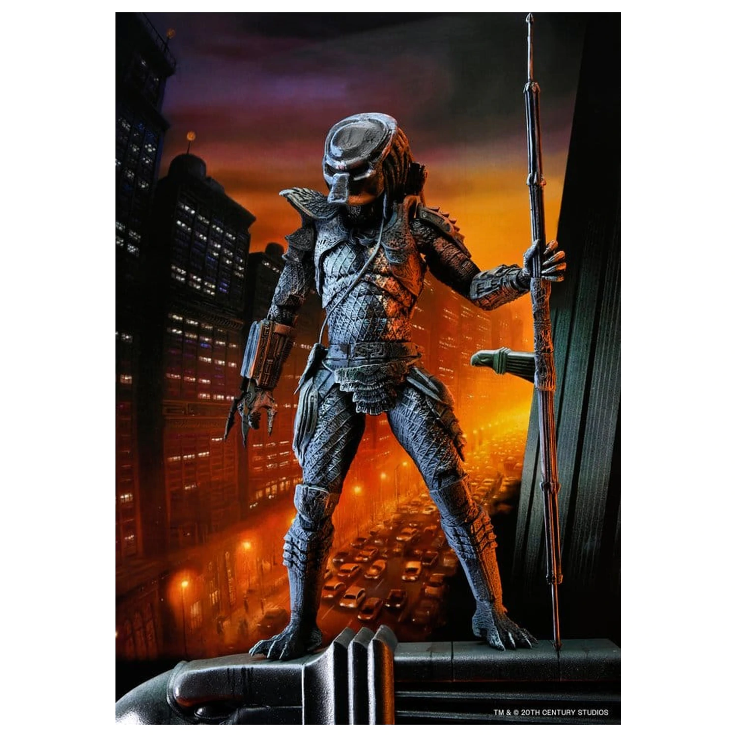 Predator 2 Action Figure City Hunter plagát Series 18 cm produktová fotografia