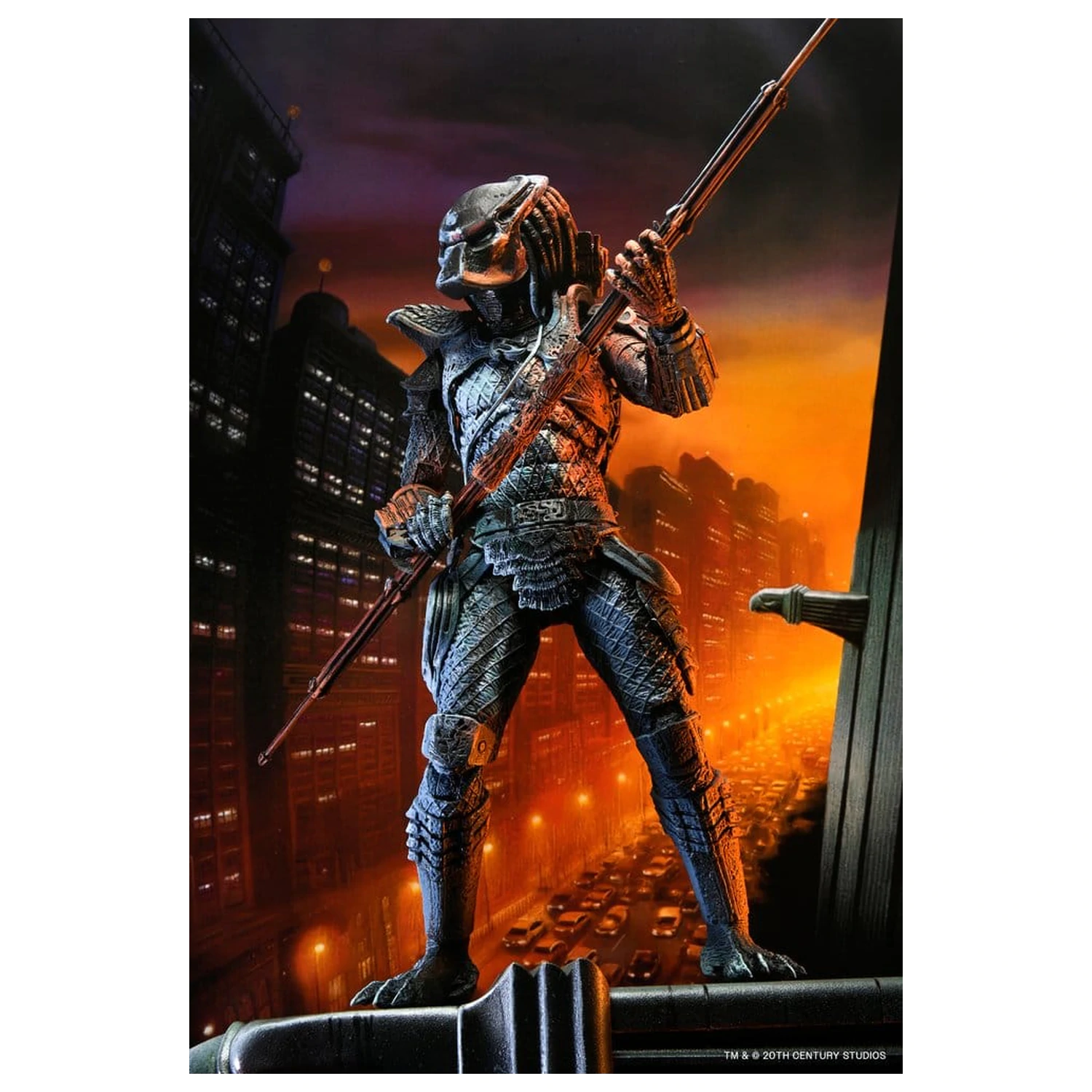 Predator 2 Action Figure City Hunter plagát Series 18 cm produktová fotografia