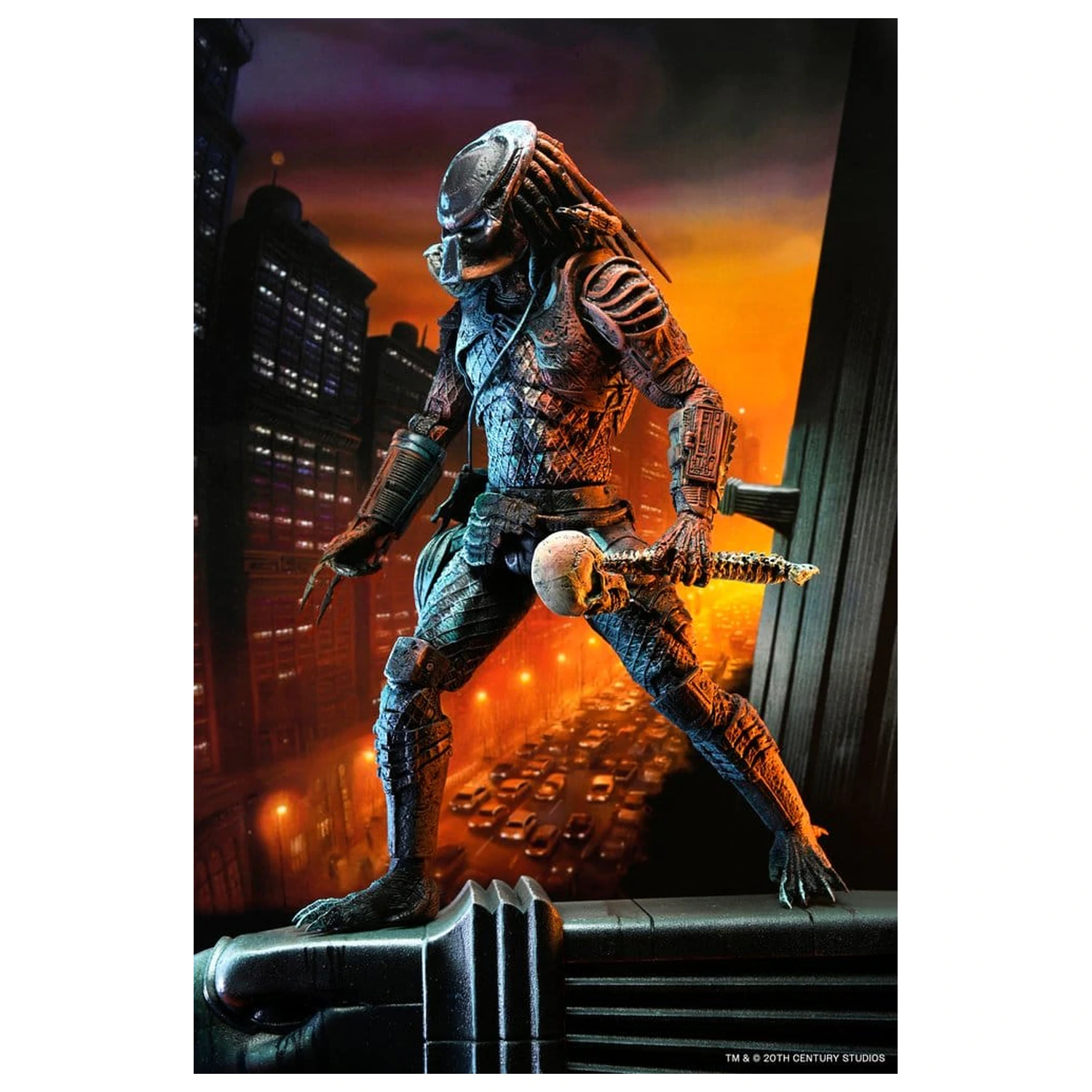 Predator 2 Action Figure City Hunter plagát Series 18 cm produktová fotografia