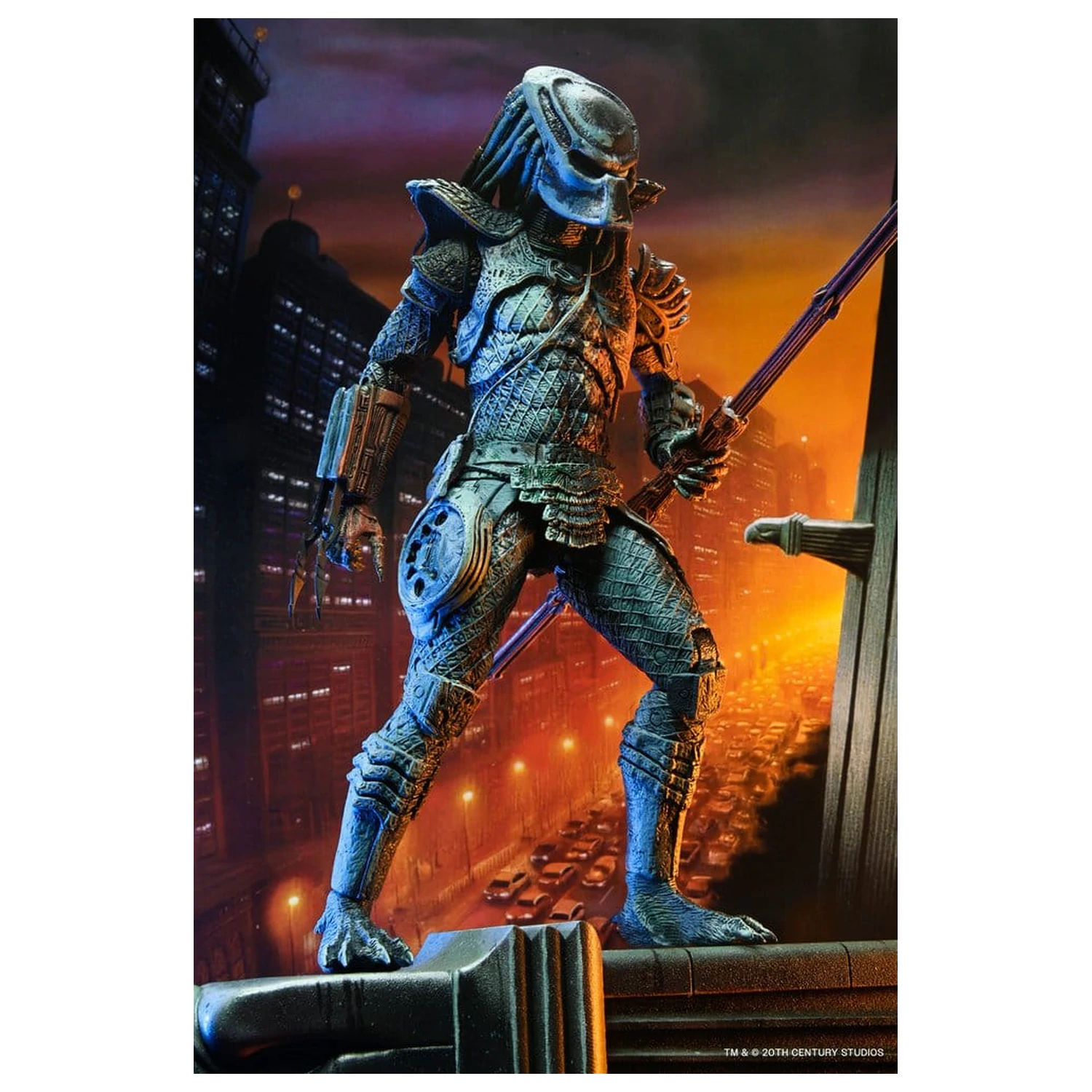 Predator 2 Action Figure City Hunter plagát Series 18 cm produktová fotografia