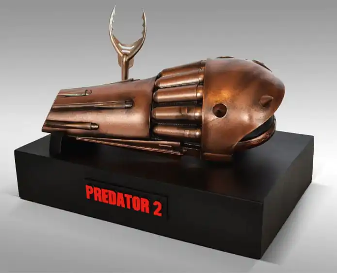 Predator 2 Model replika v životnej veľkosti Netgun a Speargun projektil 28 cm produktová fotografia