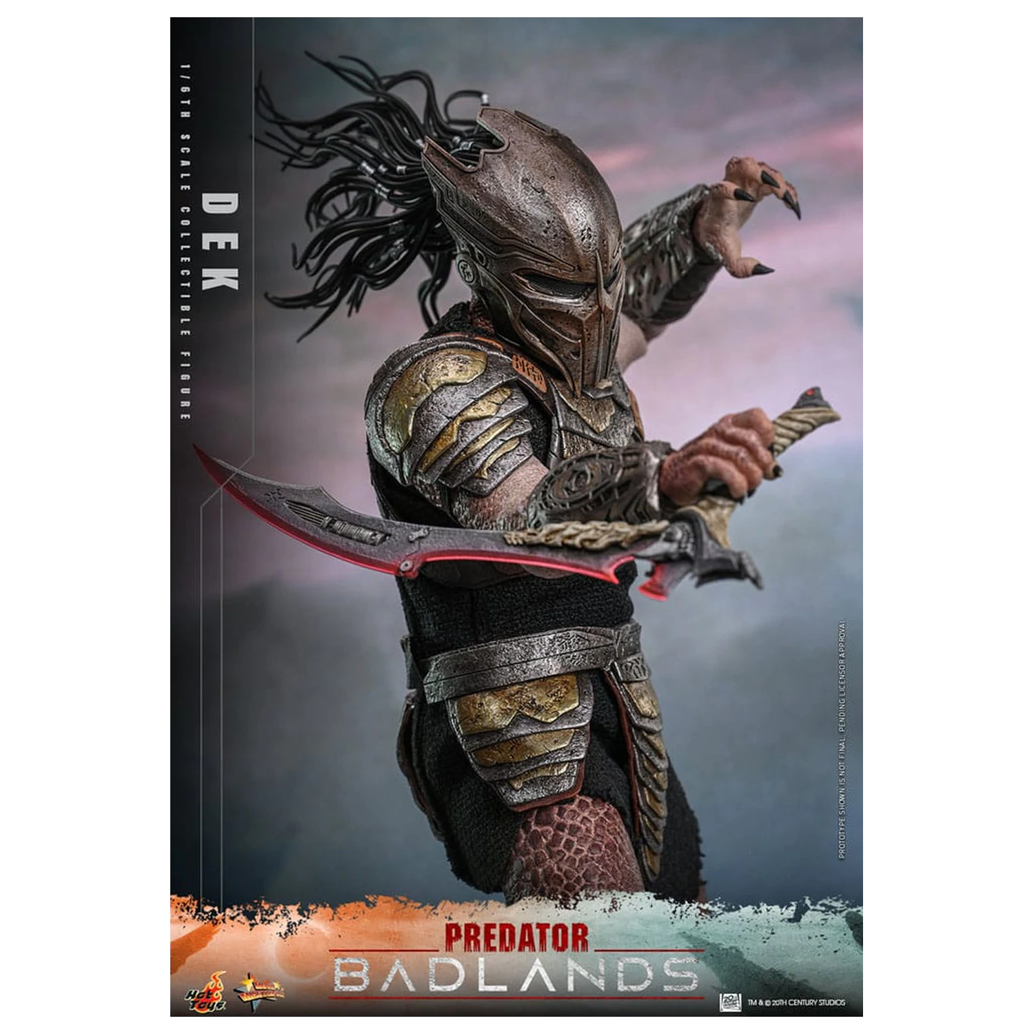 Predator: Badlands Movie Masterpiece akčná figúrka 1/6 Dek 30 cm produktová fotografia