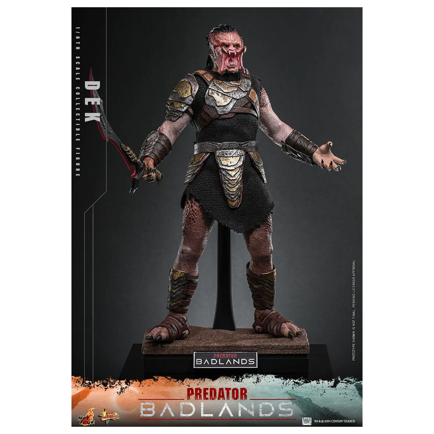Predator: Badlands Movie Masterpiece akčná figúrka 1/6 Dek 30 cm produktová fotografia