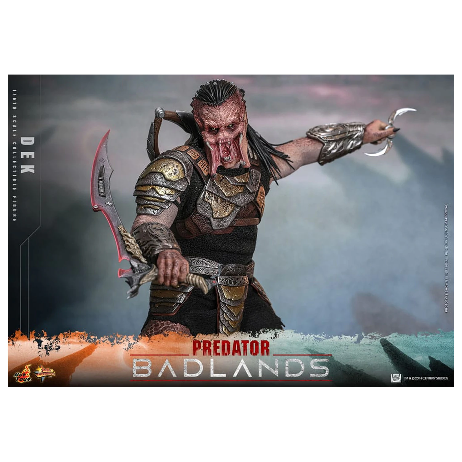 Predator: Badlands Movie Masterpiece akčná figúrka 1/6 Dek 30 cm produktová fotografia