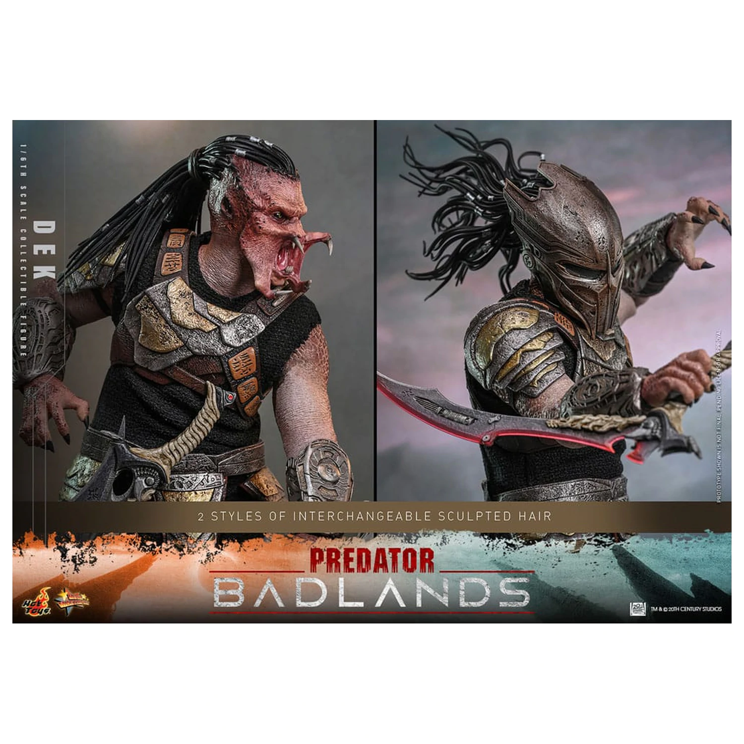 Predator: Badlands Movie Masterpiece akčná figúrka 1/6 Dek 30 cm produktová fotografia