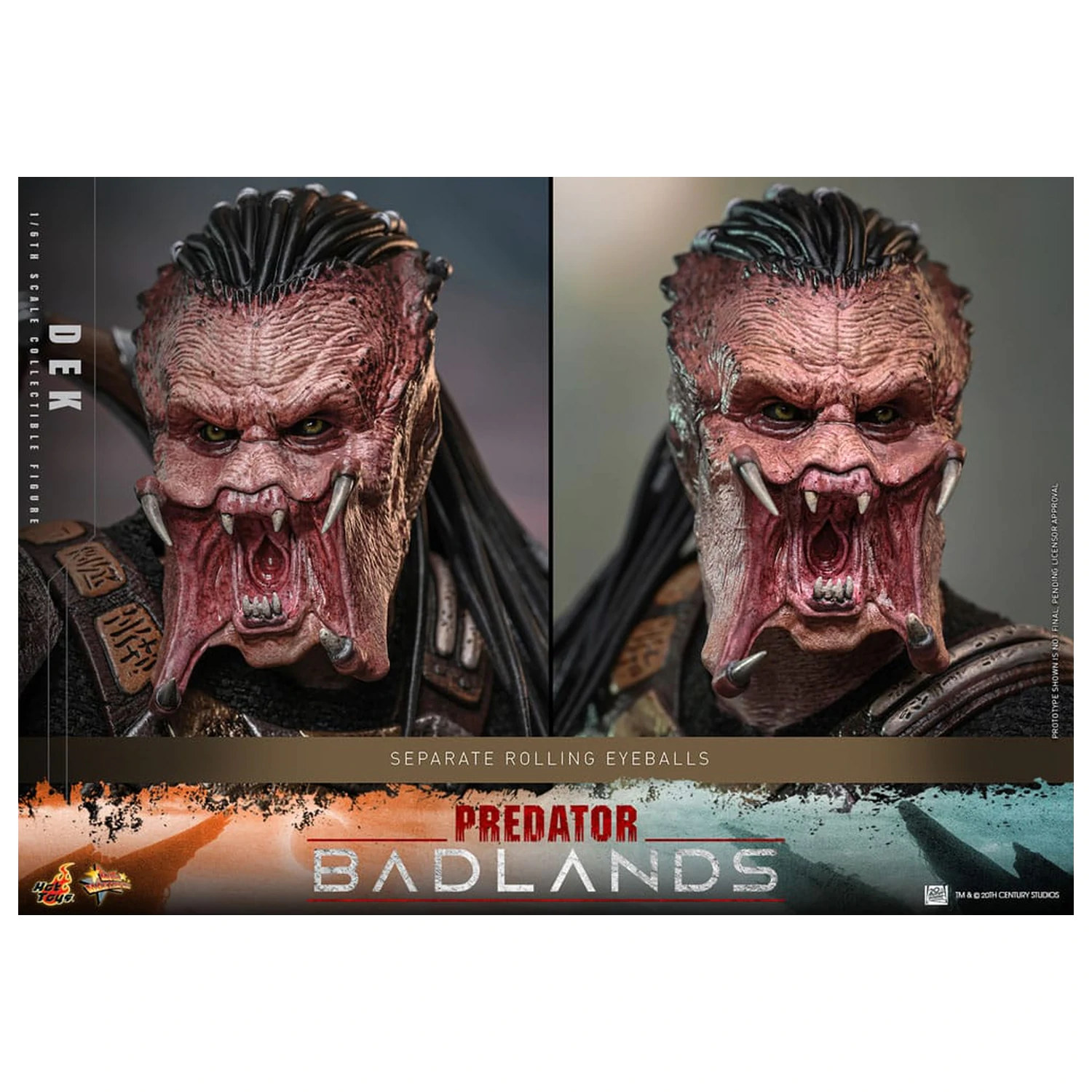 Predator: Badlands Movie Masterpiece akčná figúrka 1/6 Dek 30 cm produktová fotografia