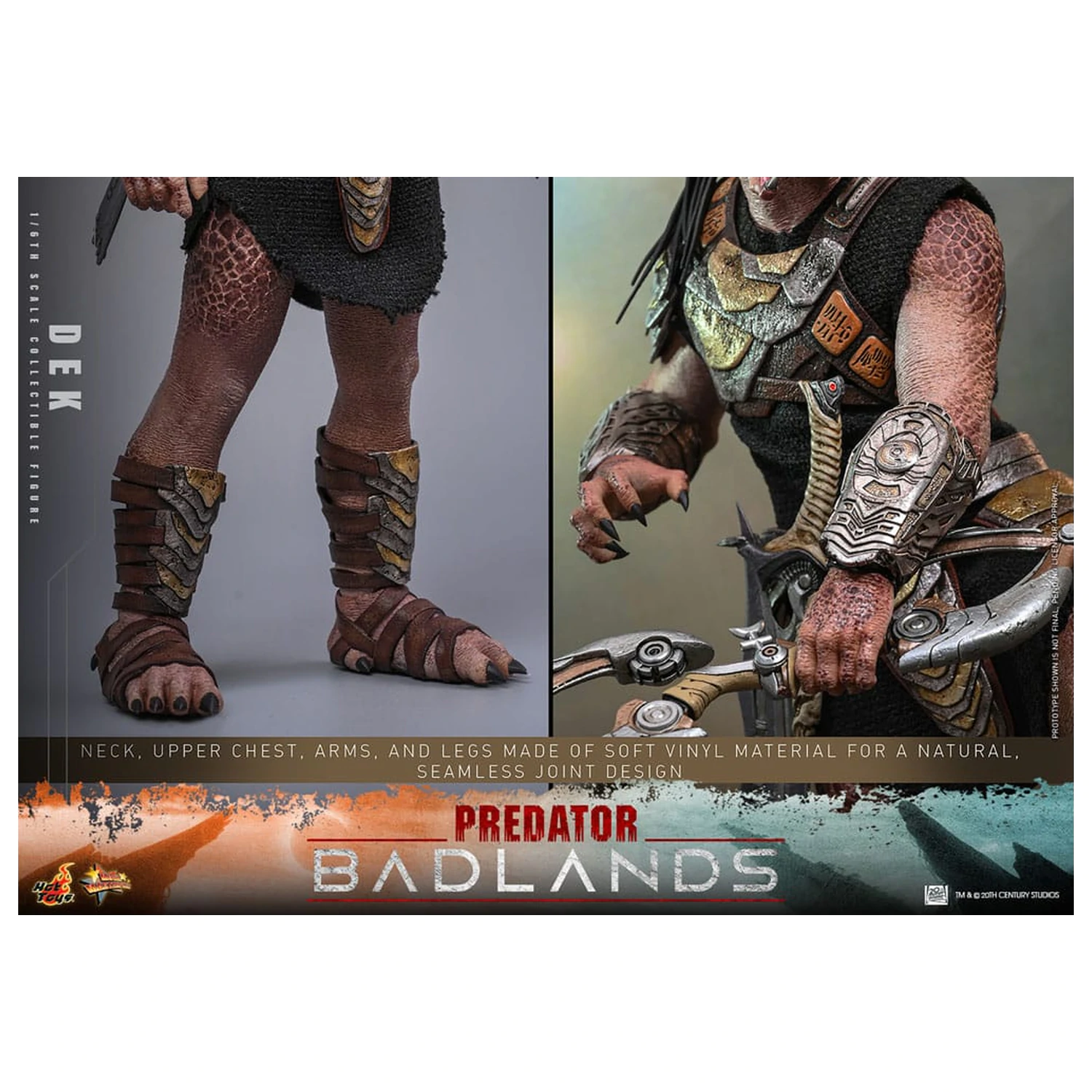 Predator: Badlands Movie Masterpiece akčná figúrka 1/6 Dek 30 cm produktová fotografia