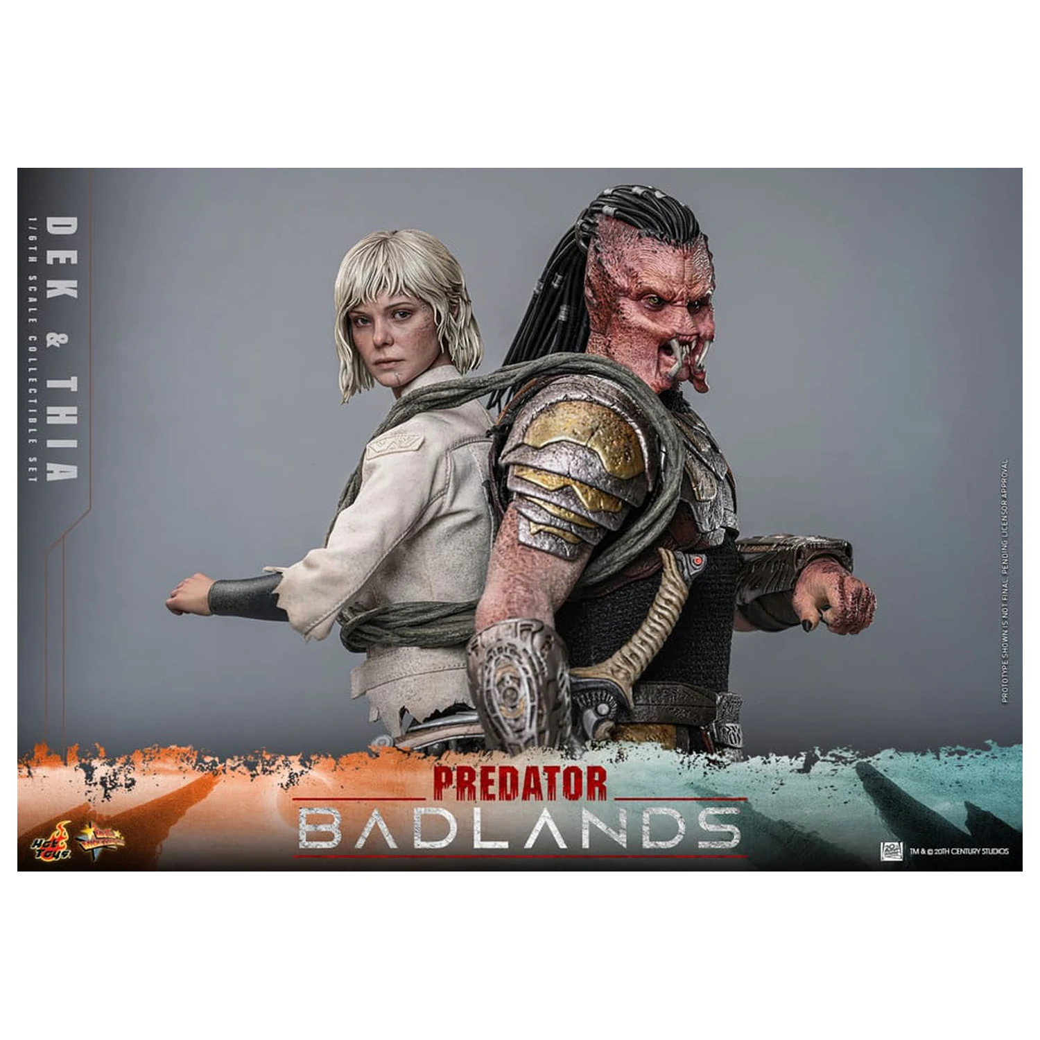 Predator: Badlands Movie Masterpiece akčná figúrka 1/6 Dek & Thia 30 cm produktová fotografia