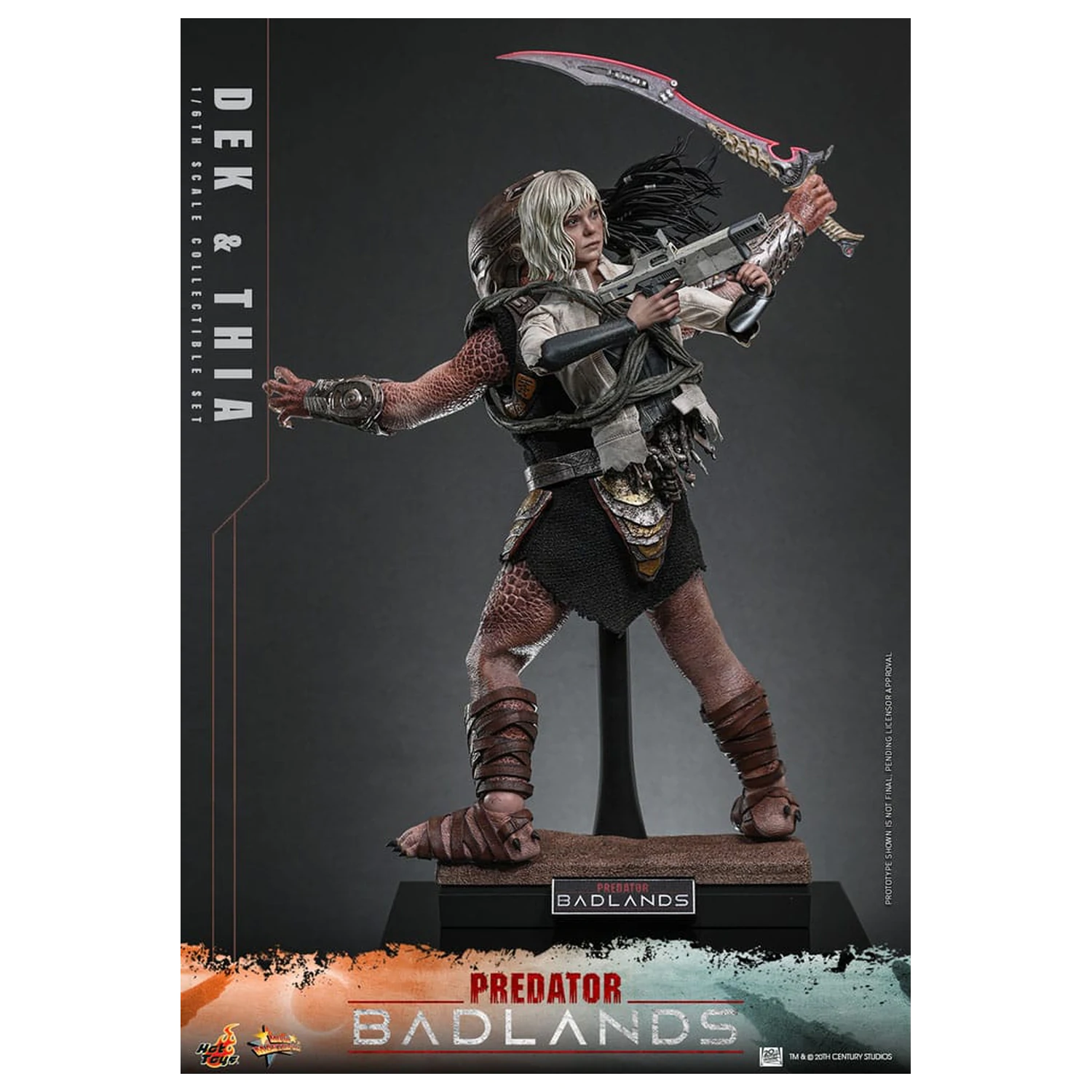 Predator: Badlands Movie Masterpiece akčná figúrka 1/6 Dek & Thia 30 cm produktová fotografia