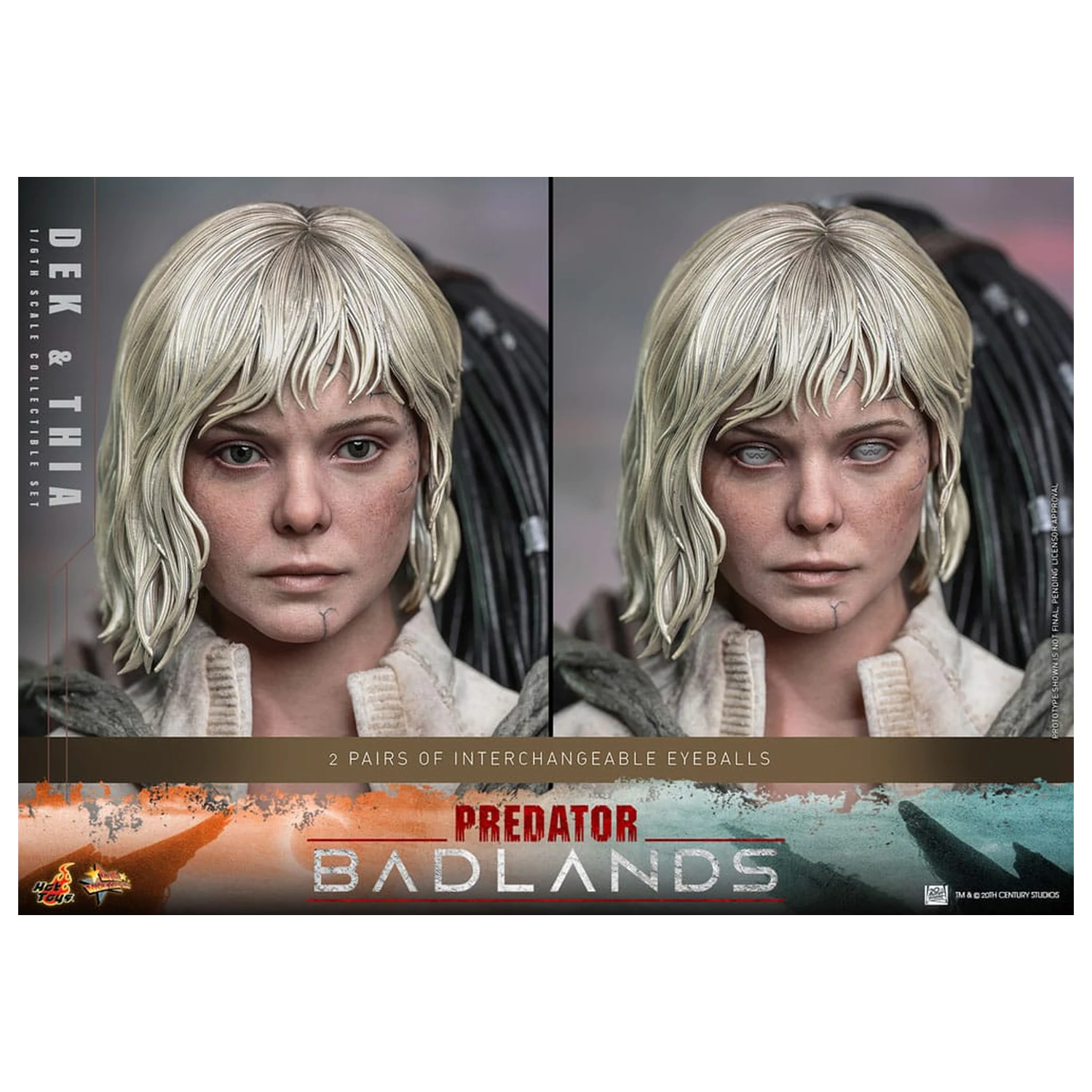 Predator: Badlands Movie Masterpiece akčná figúrka 1/6 Dek & Thia 30 cm produktová fotografia