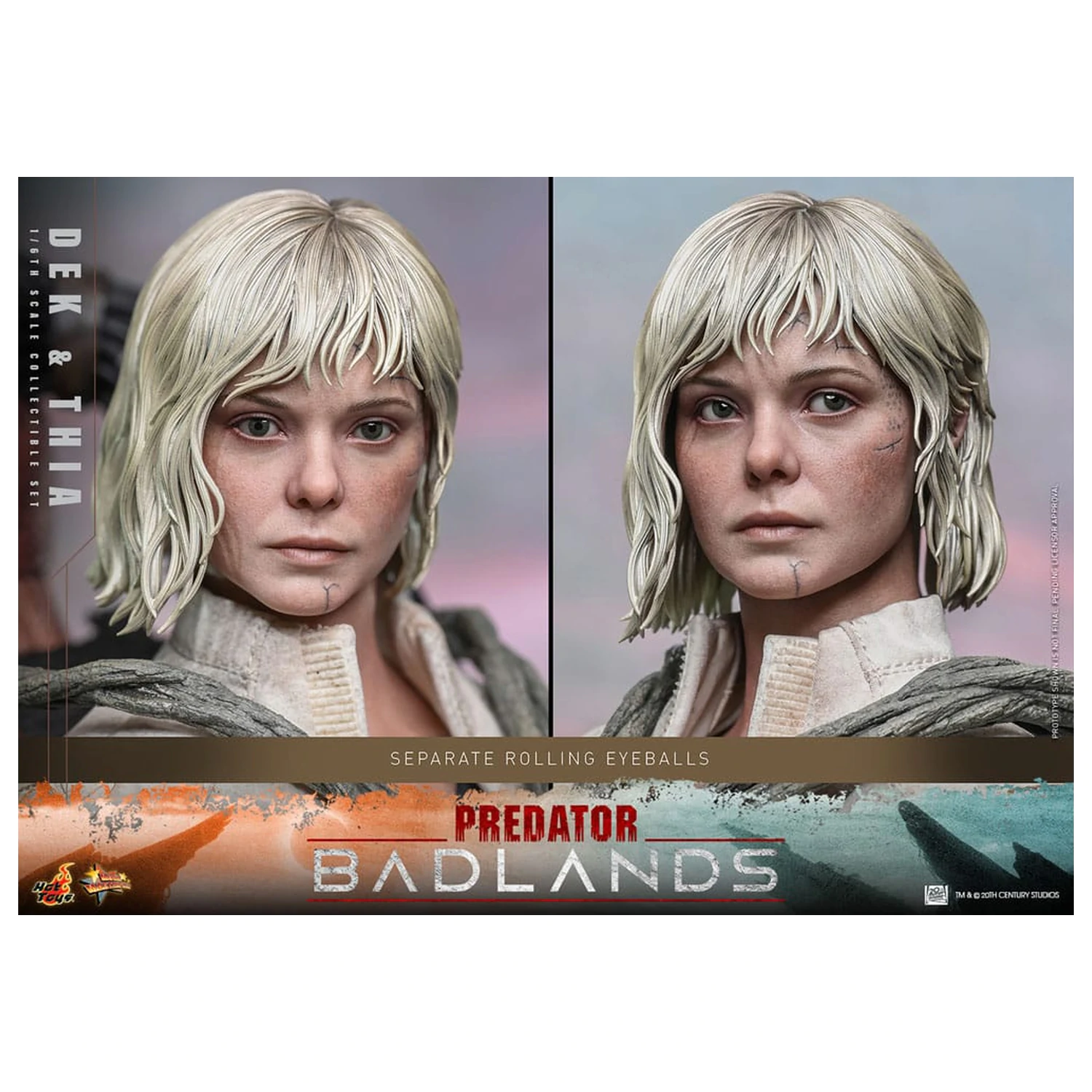 Predator: Badlands Movie Masterpiece akčná figúrka 1/6 Dek & Thia 30 cm produktová fotografia