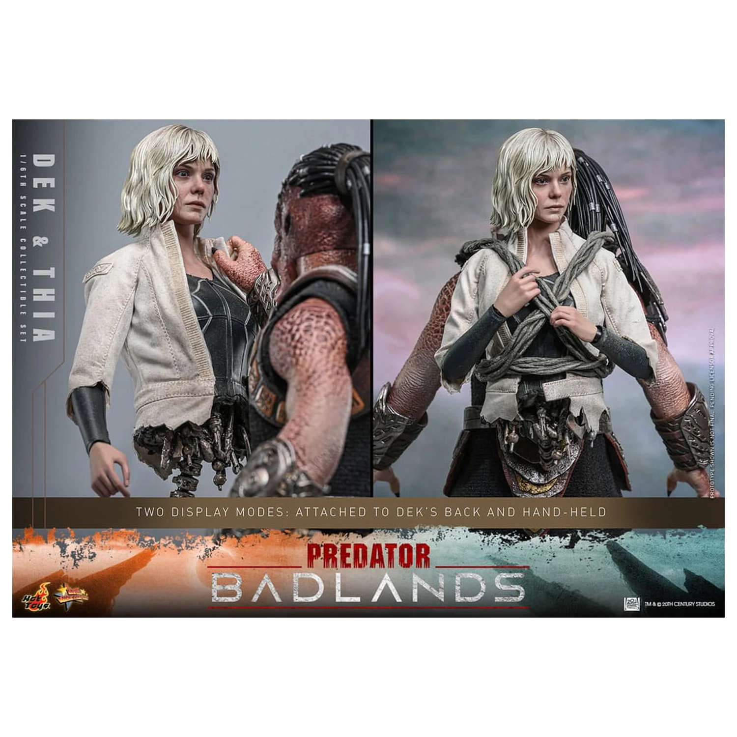 Predator: Badlands Movie Masterpiece akčná figúrka 1/6 Dek & Thia 30 cm produktová fotografia