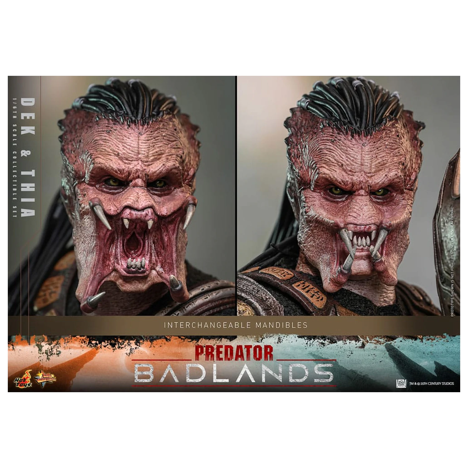 Predator: Badlands Movie Masterpiece akčná figúrka 1/6 Dek & Thia 30 cm produktová fotografia