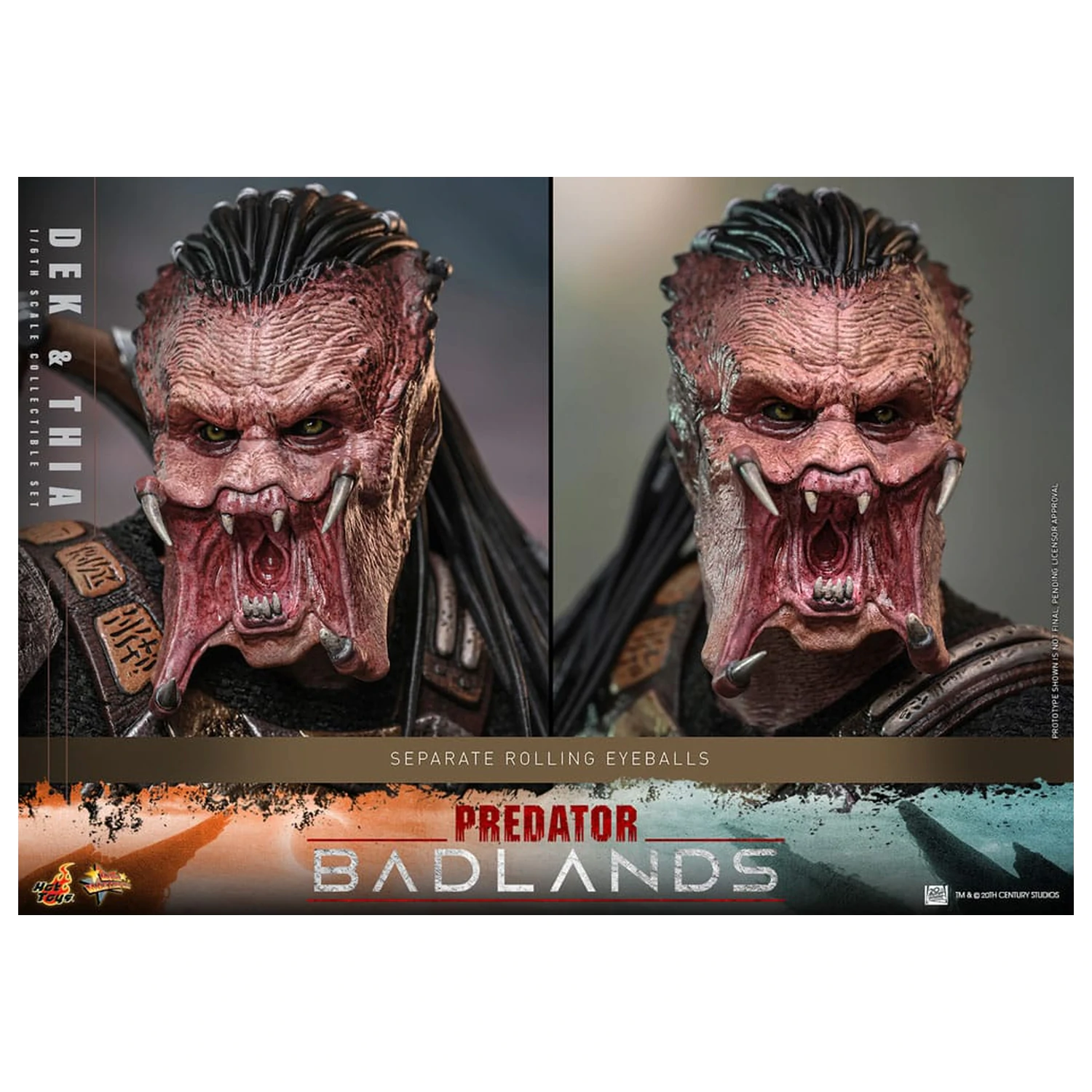 Predator: Badlands Movie Masterpiece akčná figúrka 1/6 Dek & Thia 30 cm produktová fotografia