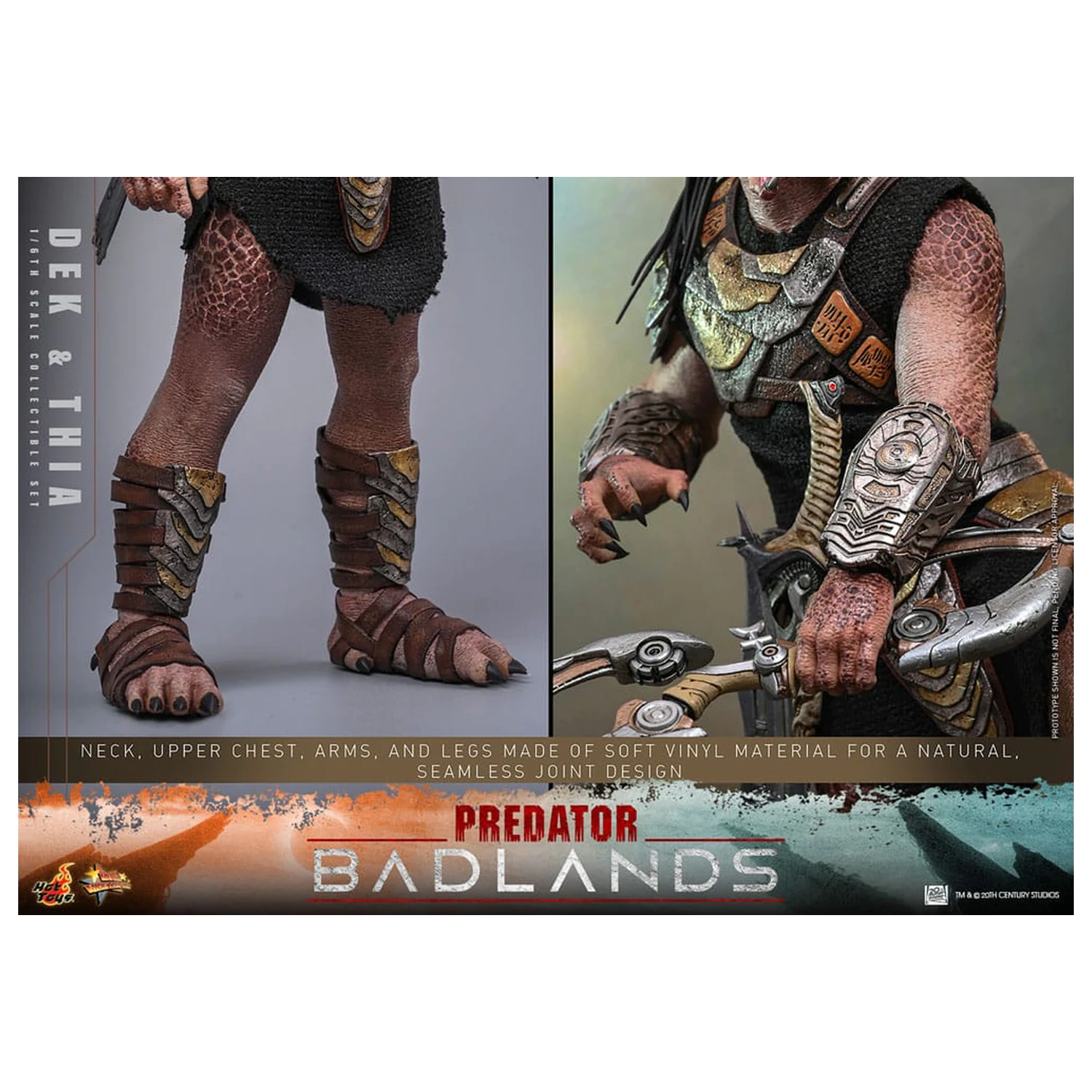 Predator: Badlands Movie Masterpiece akčná figúrka 1/6 Dek & Thia 30 cm produktová fotografia