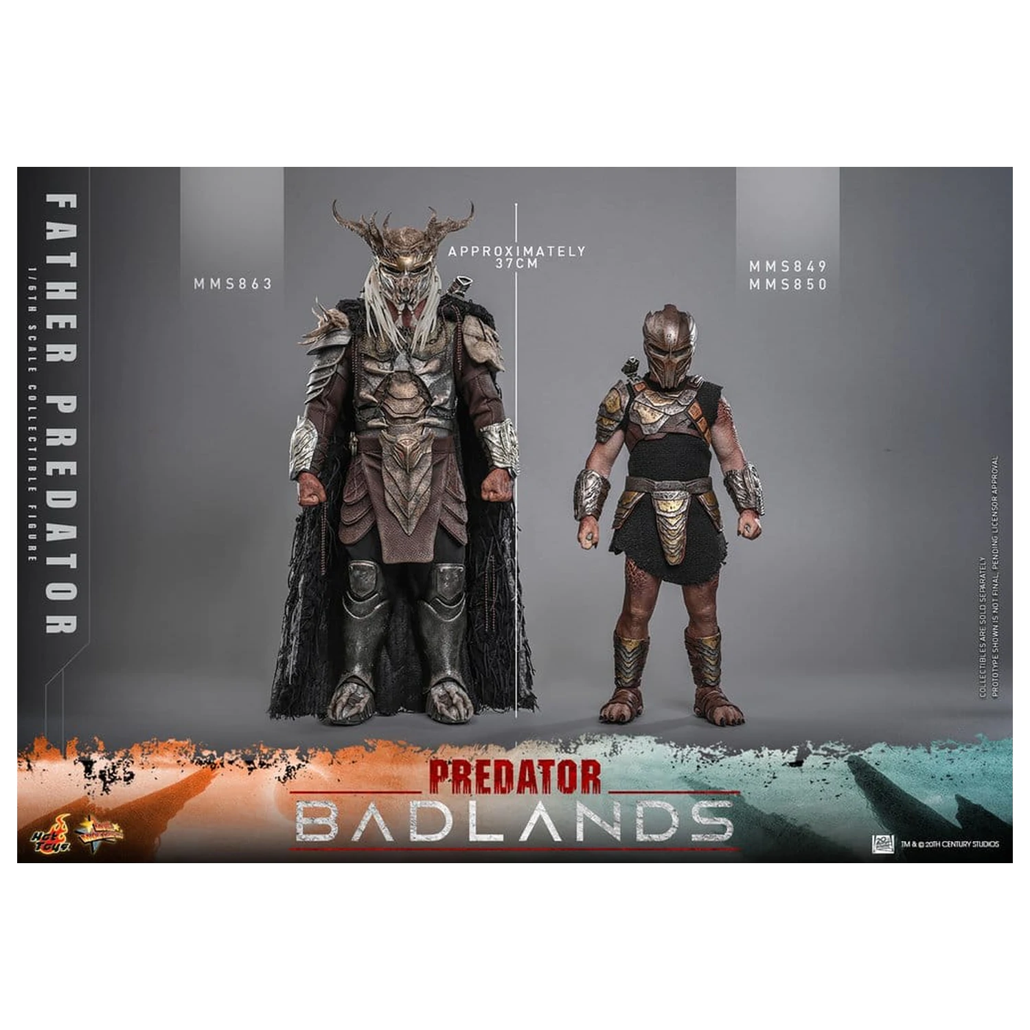 Predator: Badlands Movie Masterpiece akčná figúrka 1/6 Njohrr 36 cm produktová fotografia