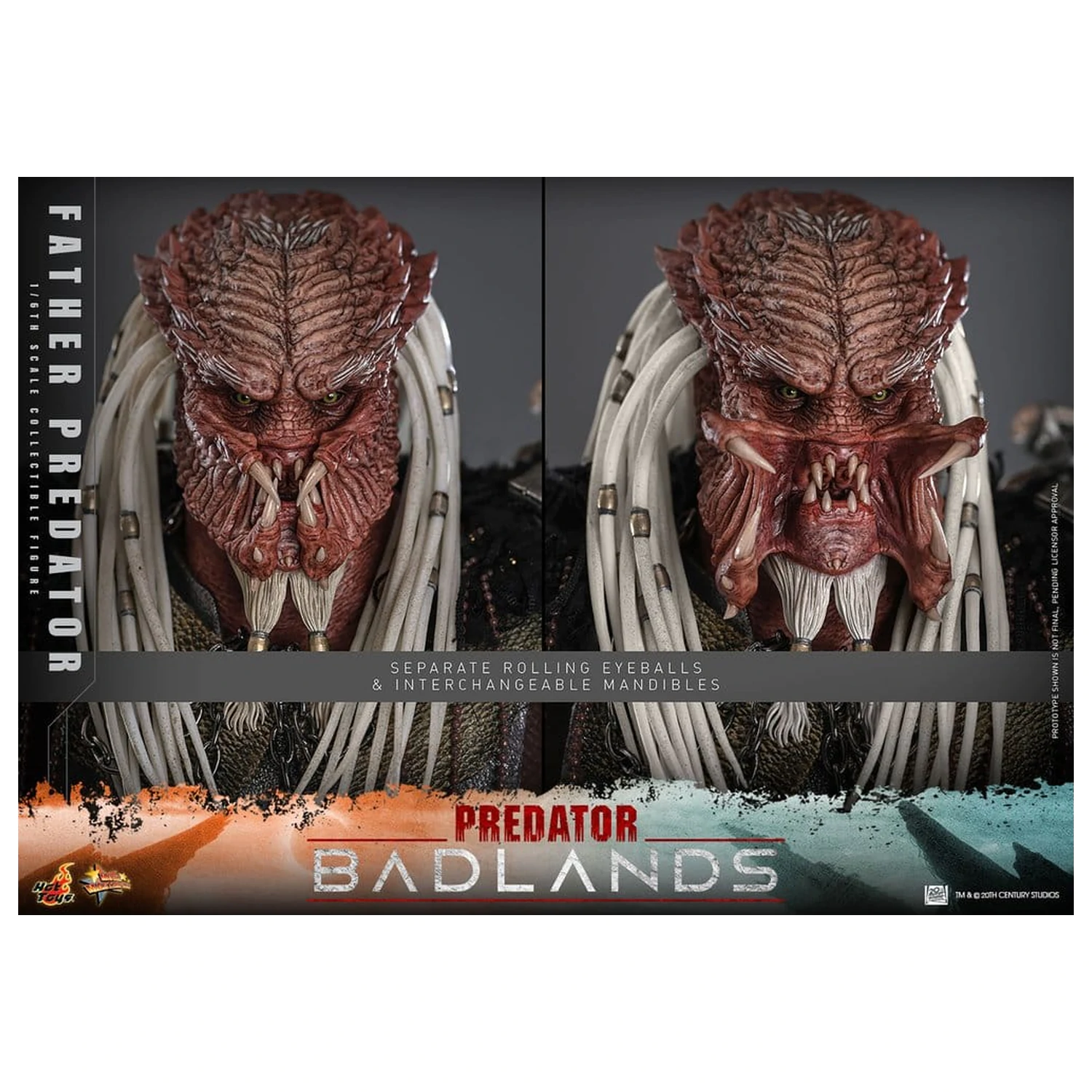 Predator: Badlands Movie Masterpiece akčná figúrka 1/6 Njohrr 36 cm produktová fotografia