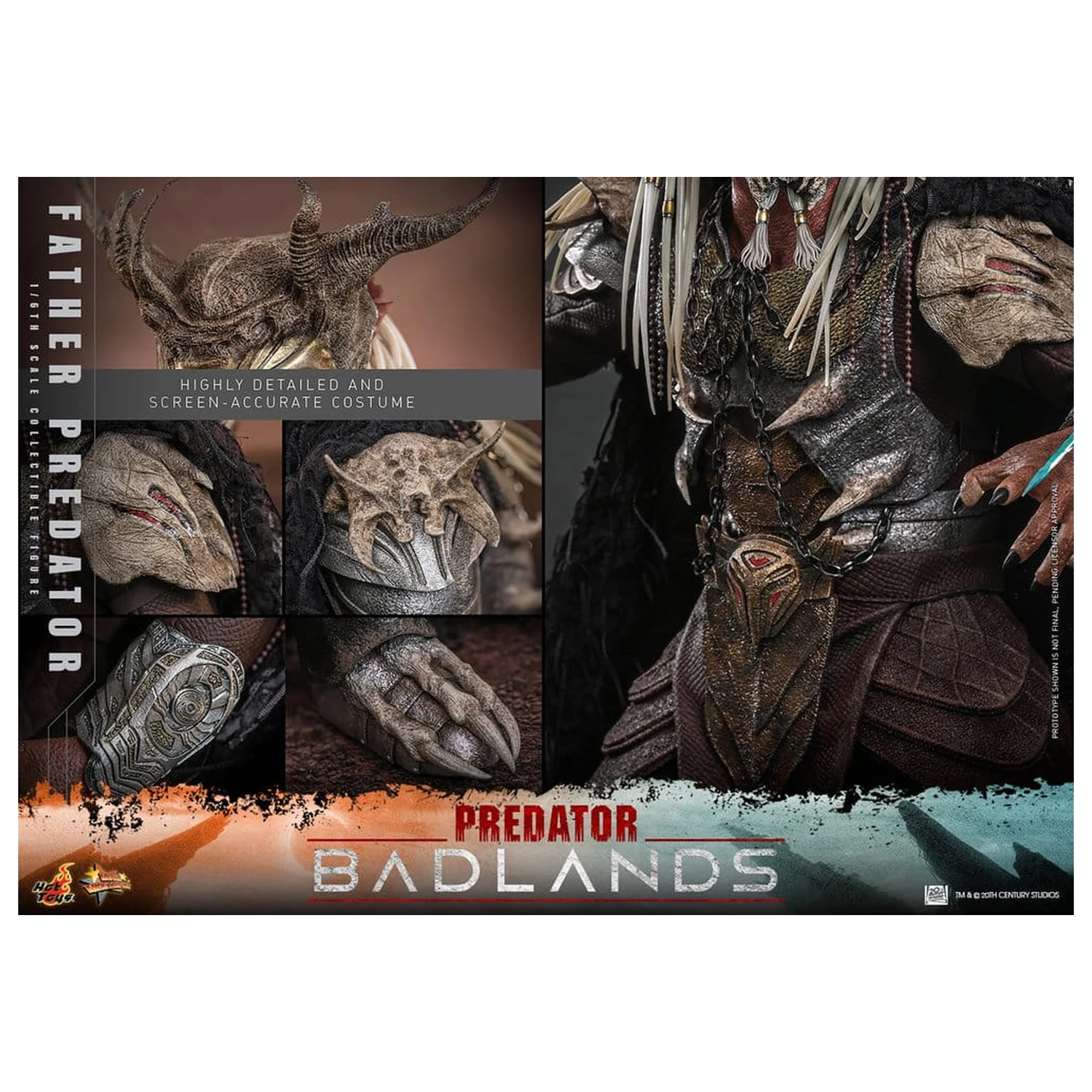 Predator: Badlands Movie Masterpiece akčná figúrka 1/6 Njohrr 36 cm produktová fotografia