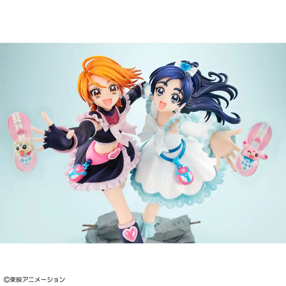 Pretty Cure PVC socha Cure Black & Cure White 22 cm produktová fotografia