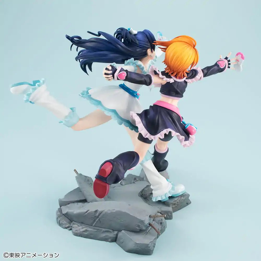 Pretty Cure PVC socha Cure Black & Cure White 22 cm produktová fotografia