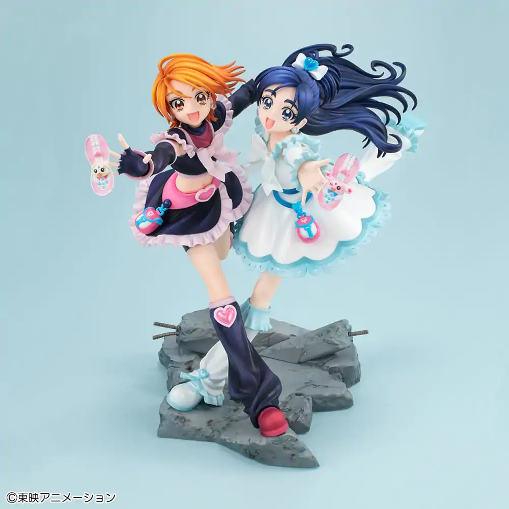 Pretty Cure PVC socha Cure Black & Cure White 22 cm produktová fotografia