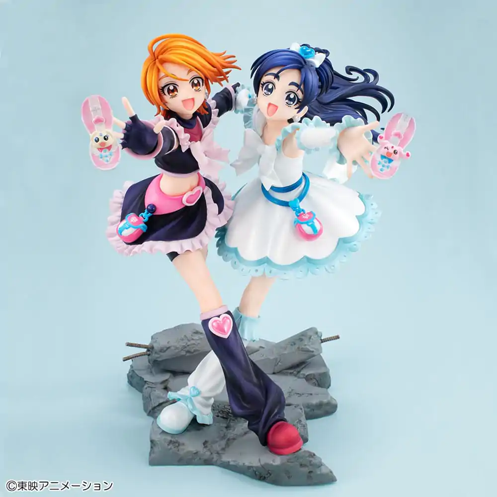 Pretty Cure PVC socha Cure Black & Cure White 22 cm produktová fotografia