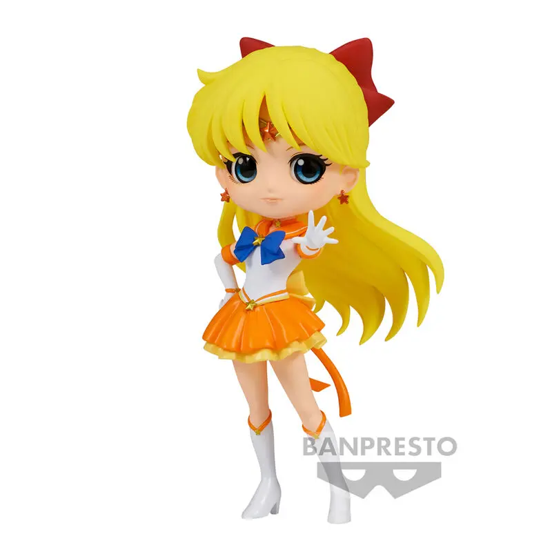 Pretty Guardian Sailor Moon Cosmos The Movie Q Posket PVC Socha Eternal Sailor Venus (Ver. A) 14 cm produktová fotografia