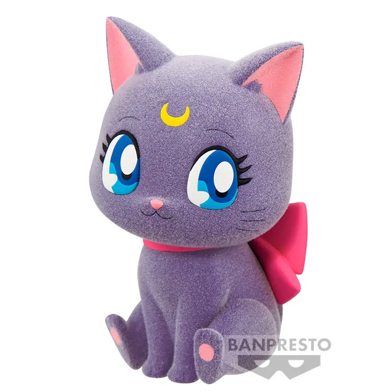 Pretty Guardian Sailor Moon Cosmos the Movie Luna Big Ribbon Fluffy Puffy figurka 7 cm termékfotó