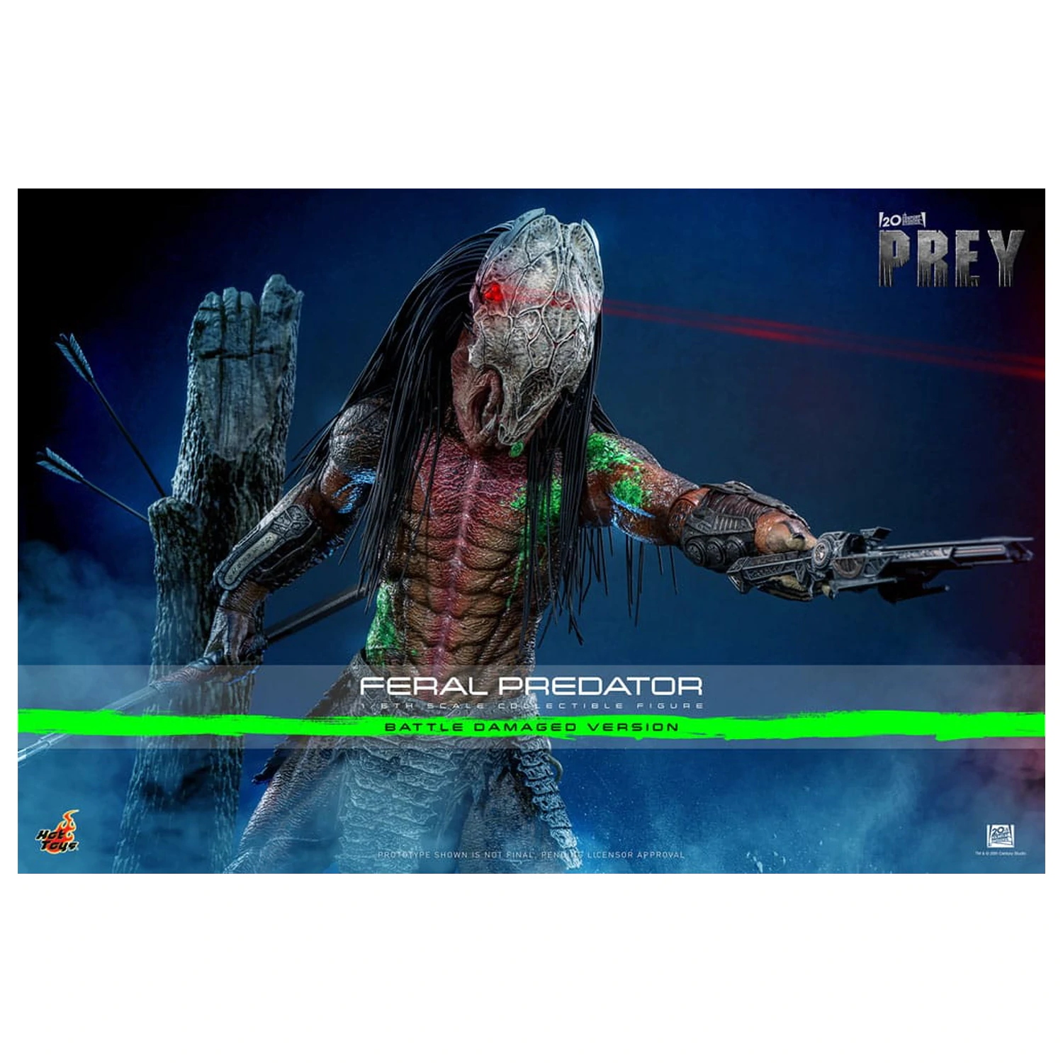 Prey Action Figure 1/6 Feral Predator (Battle Damaged Version) 37 centimetrov produktová fotografia