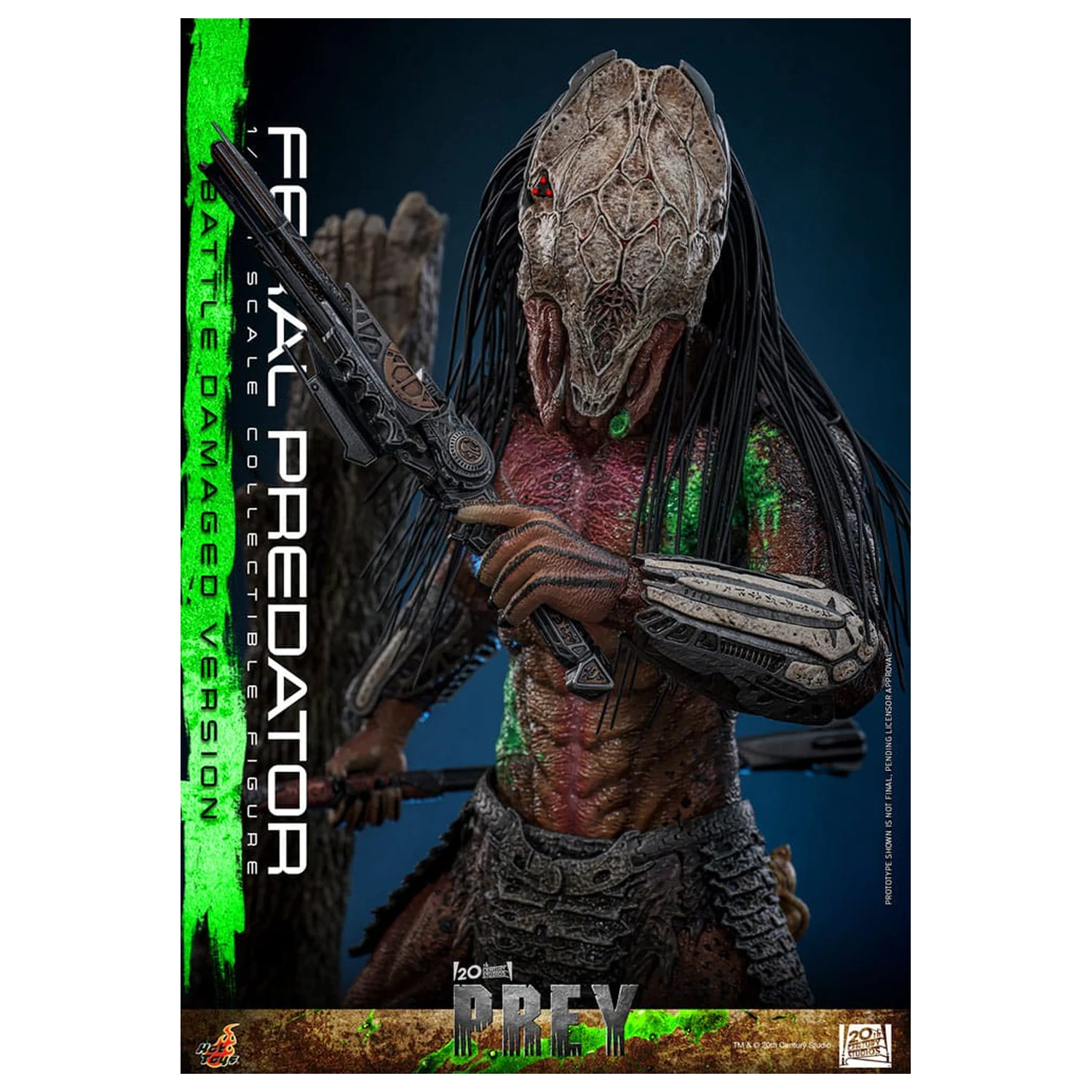 Prey Action Figure 1/6 Feral Predator (Battle Damaged Version) 37 centimetrov produktová fotografia