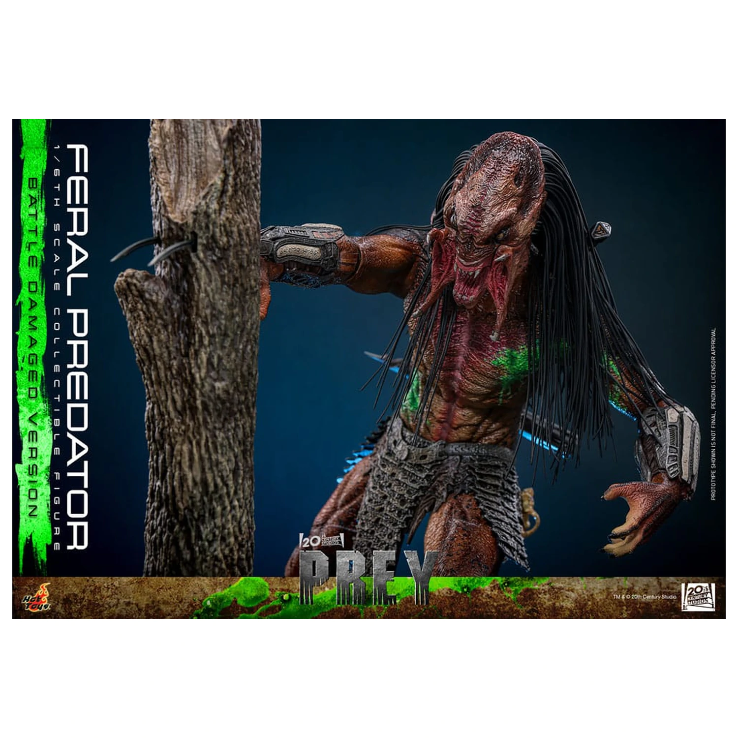 Prey Action Figure 1/6 Feral Predator (Battle Damaged Version) 37 centimetrov produktová fotografia