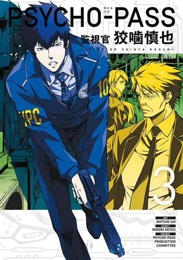 Psycho-Pass: Inspector Shinya Kogami manga zväzok 3 produktová fotografia