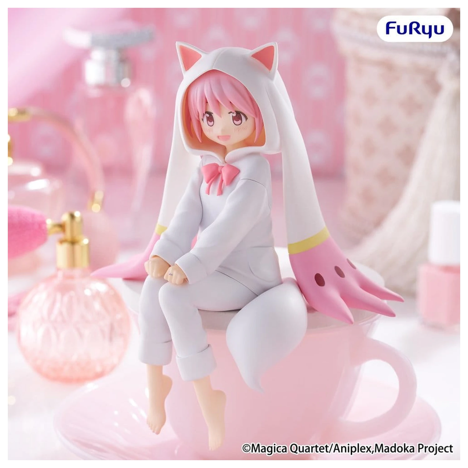 Puella Magi Madoka Magica Zátka na rezance PVC Socha Madoka Kaname 15 cm produktová fotografia