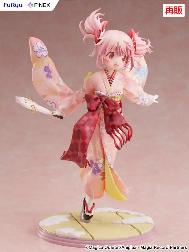 Puella Magi Madoka Magica Side Story Magia Record PVC soška 1/7 Madoka Kaname Kimono Ver. 22 cm produktová fotografia