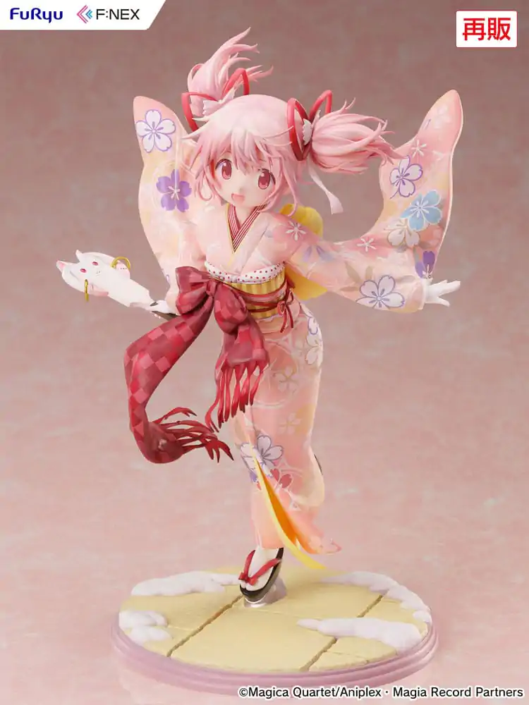 Puella Magi Madoka Magica Side Story Magia Record PVC soška 1/7 Madoka Kaname Kimono Ver. 22 cm produktová fotografia
