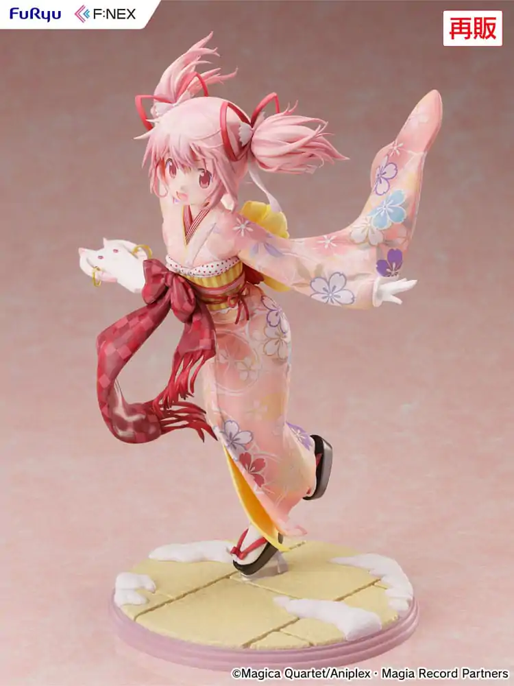 Puella Magi Madoka Magica Side Story Magia Record PVC soška 1/7 Madoka Kaname Kimono Ver. 22 cm produktová fotografia