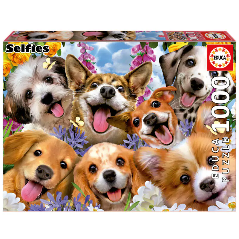 Puzzle Šteniatka Selfie 1000 dielikov produktová fotografia