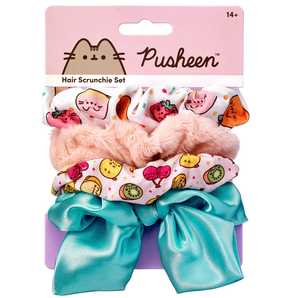 Pusheen sada 4 gumičiek do vlasov produktová fotografia