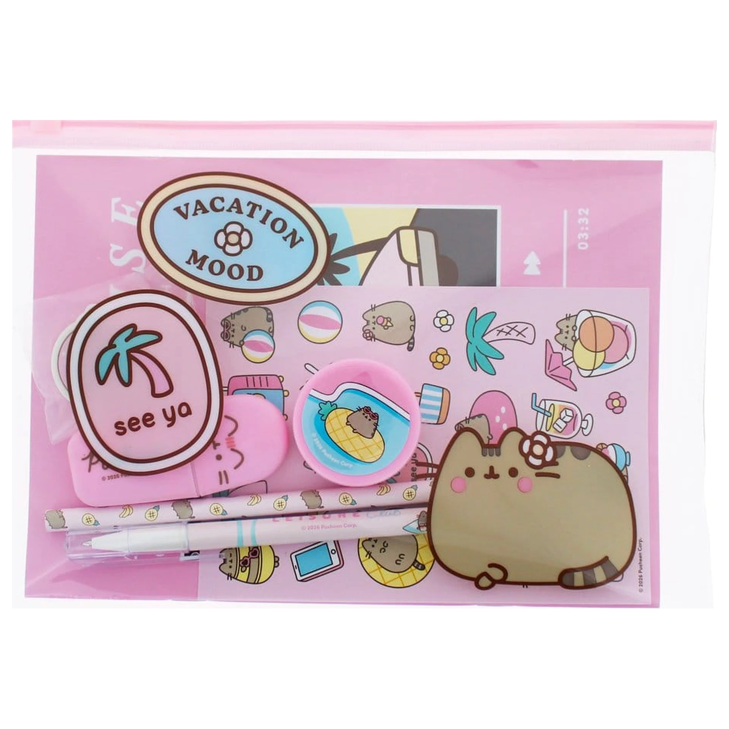 Pusheen súprava kancelárskych potrieb 7-dielna produktová fotografia