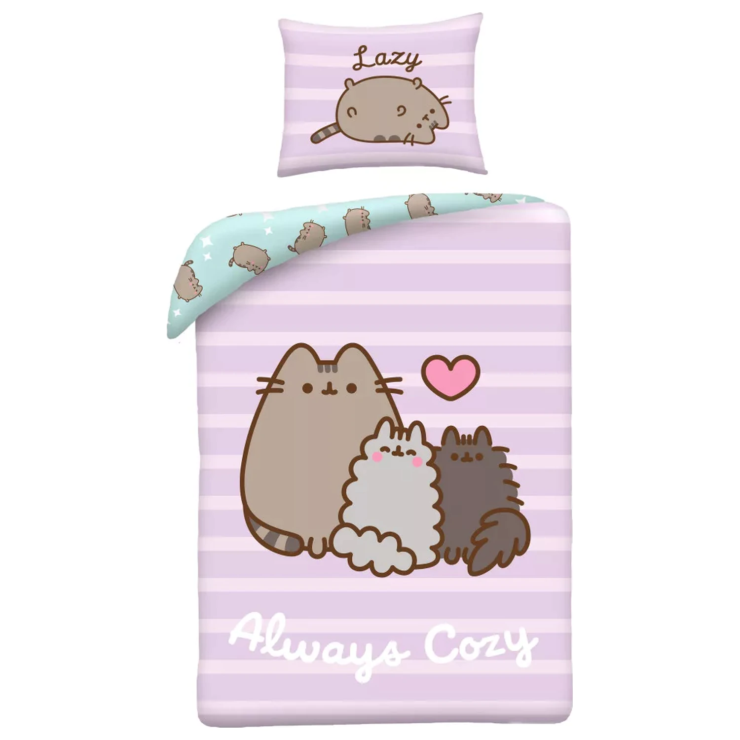 Pusheen Always Cozy obliečka na paplón produktová fotografia