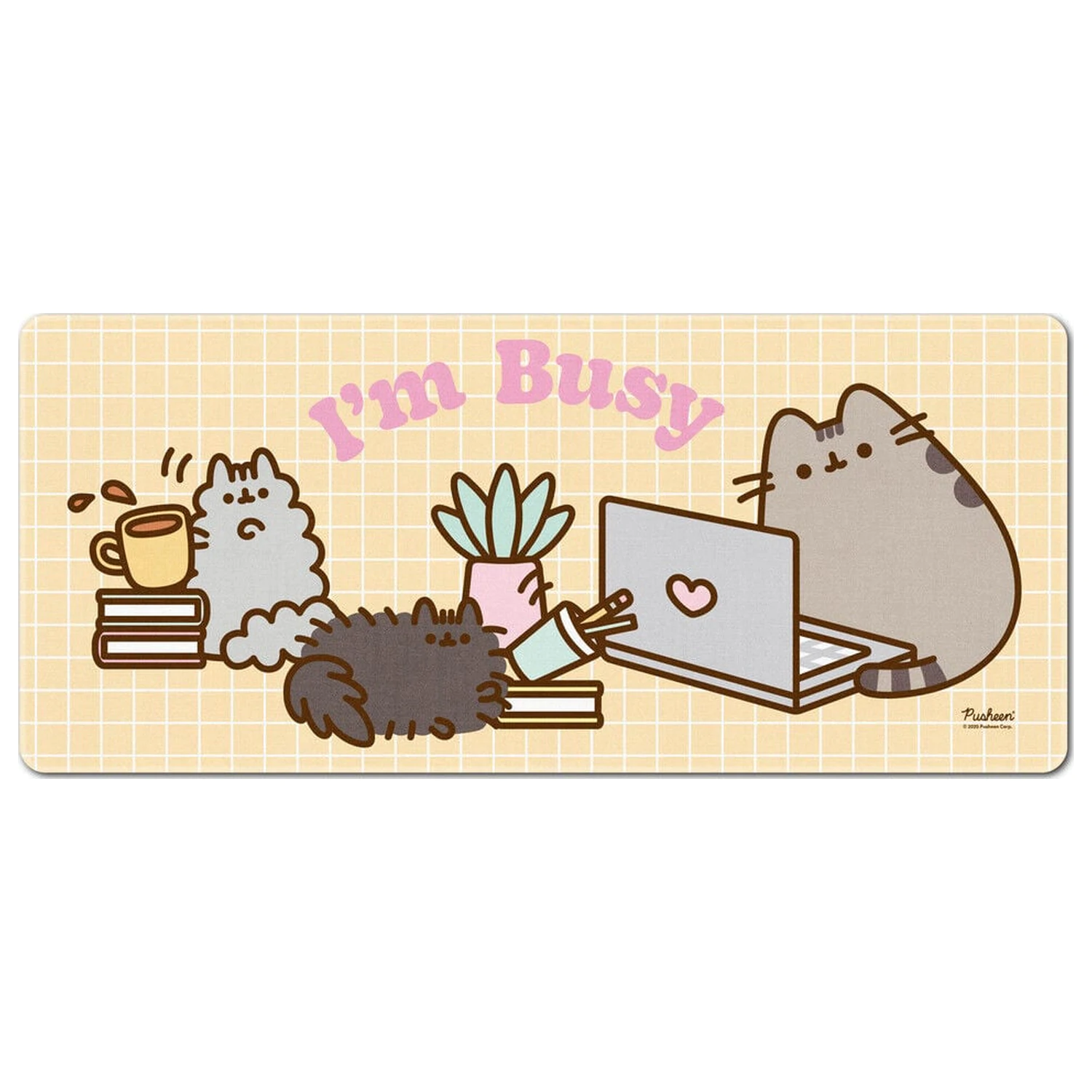 Pusheen podložka na stôl produktová fotografia