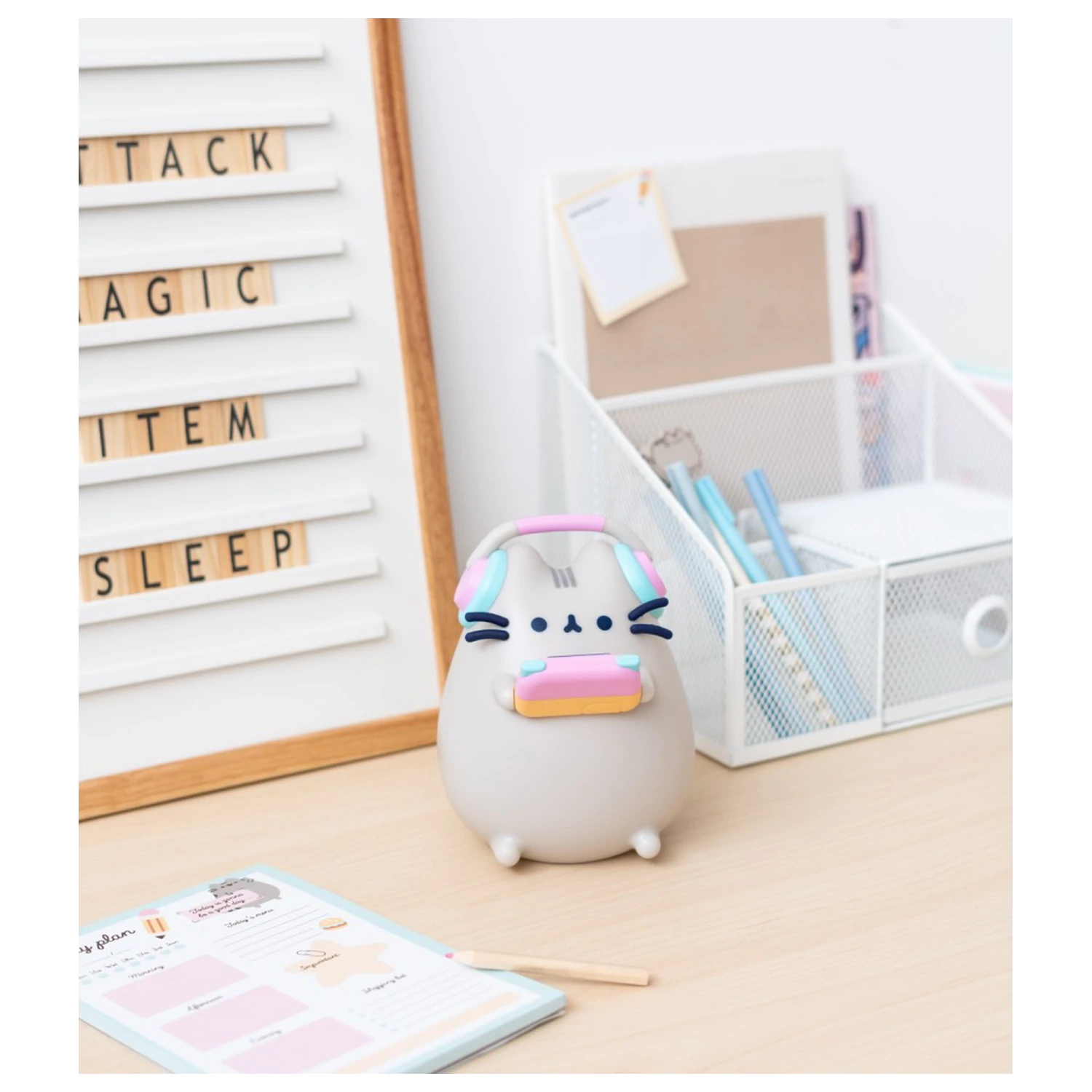 Pusheen Gamer lampa produktová fotografia