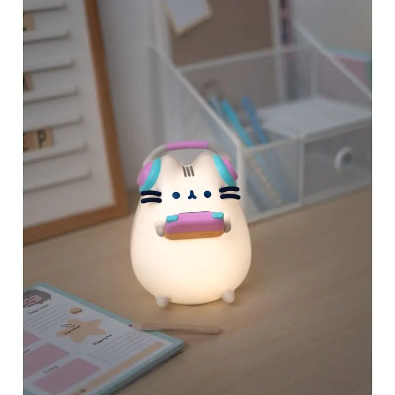 Pusheen Gamer lampa produktová fotografia