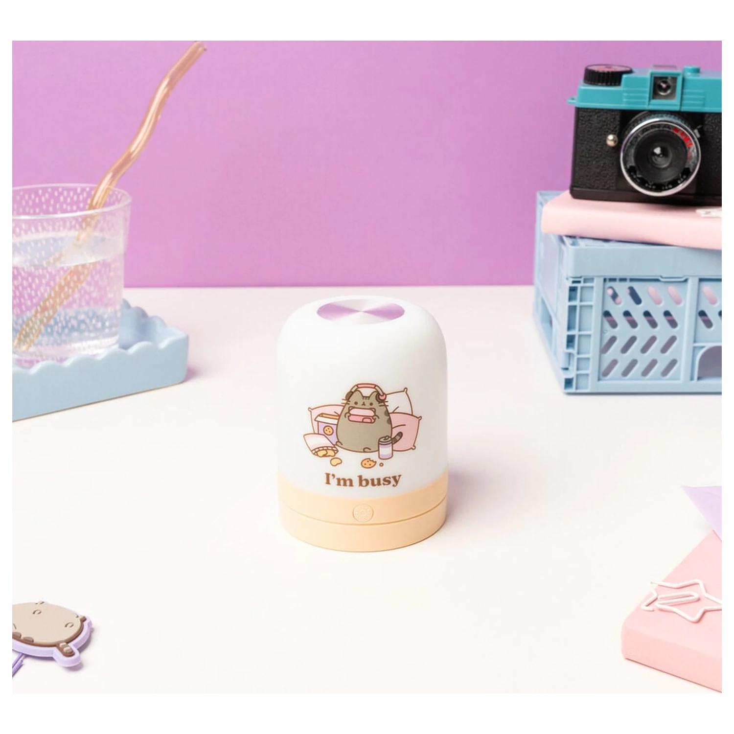 Pusheen ambientná lampa produktová fotografia
