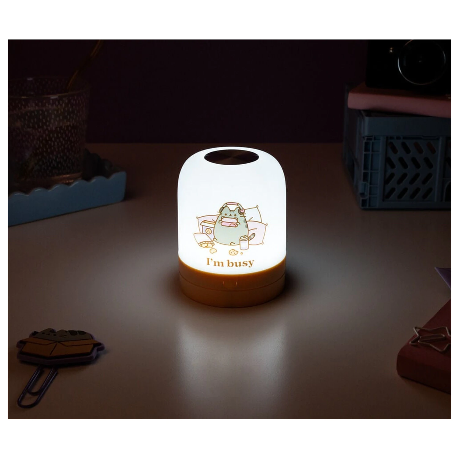 Pusheen ambientná lampa produktová fotografia
