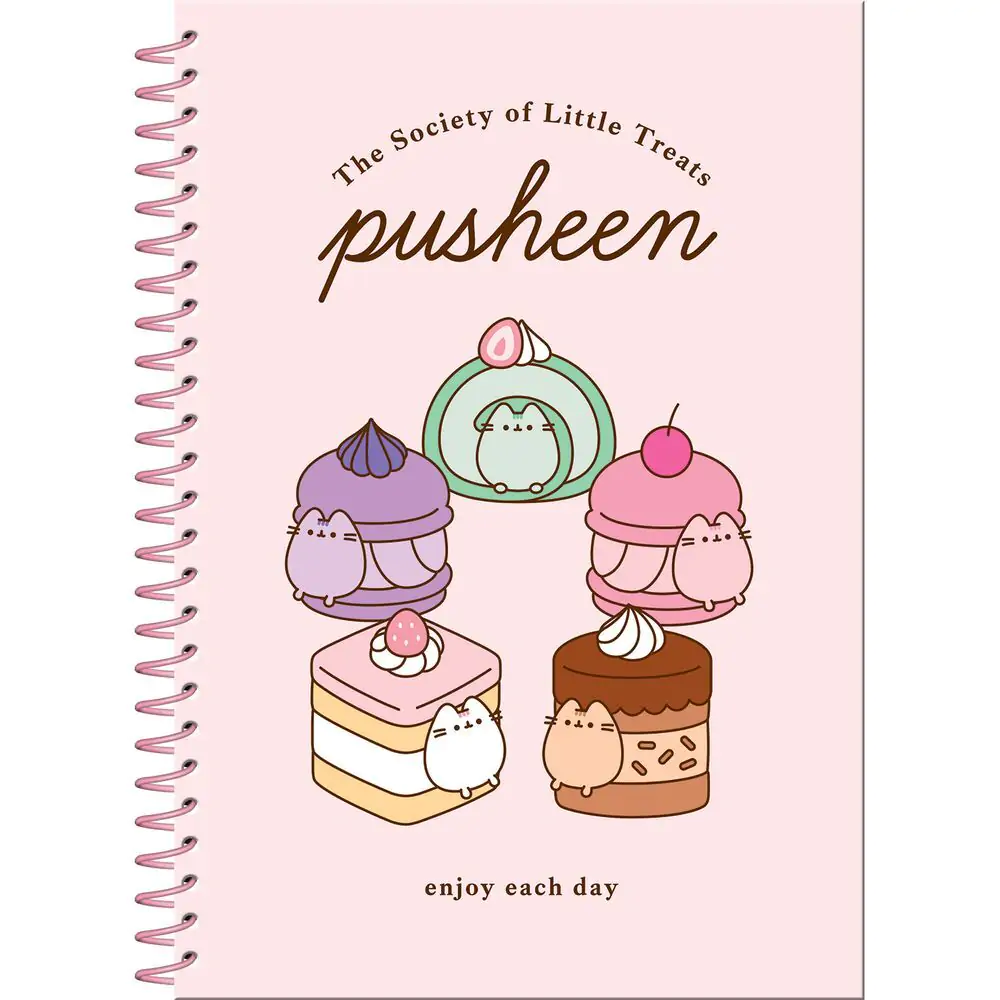 Pusheen zápisník produktová fotografia