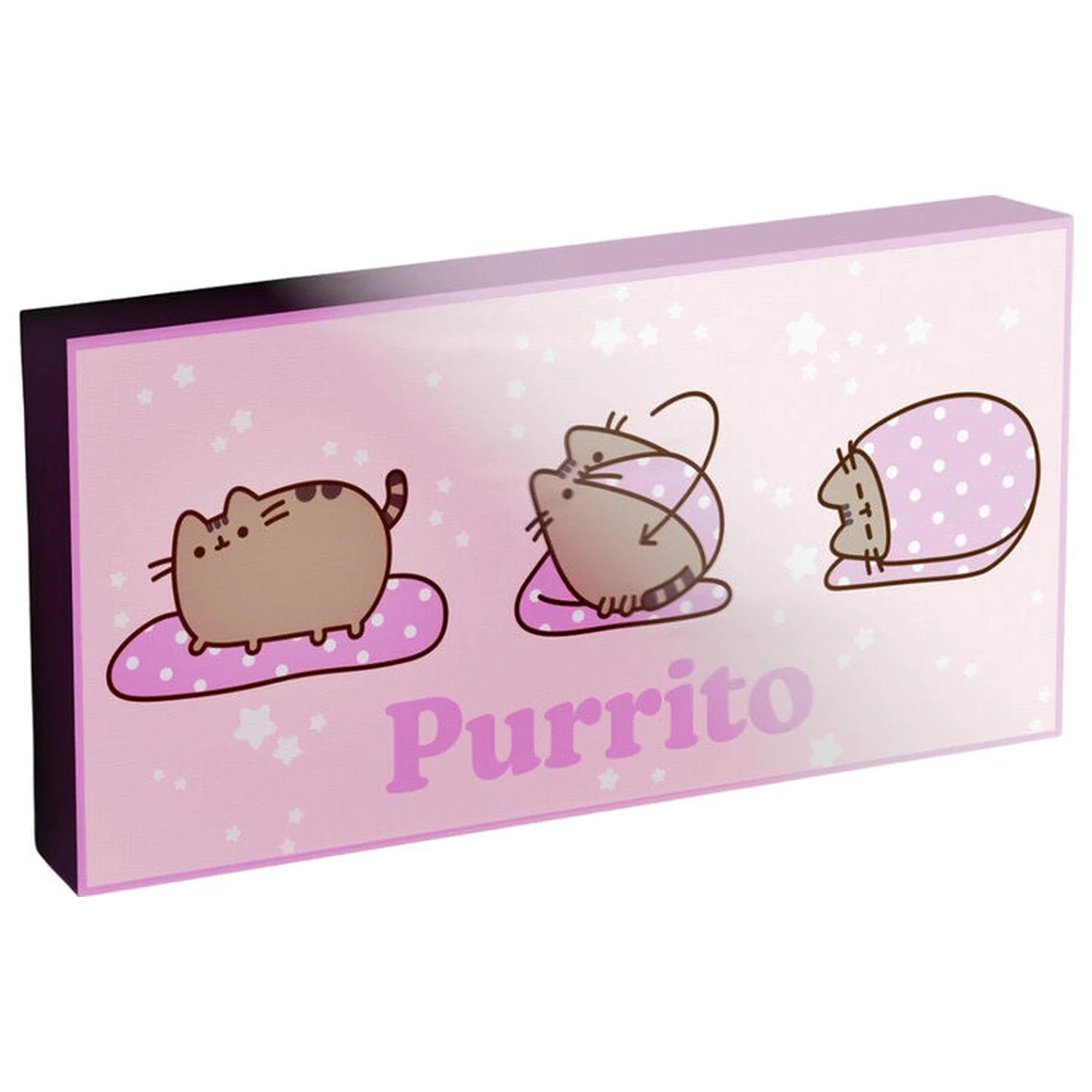 Pusheen svietiace plátno produktová fotografia