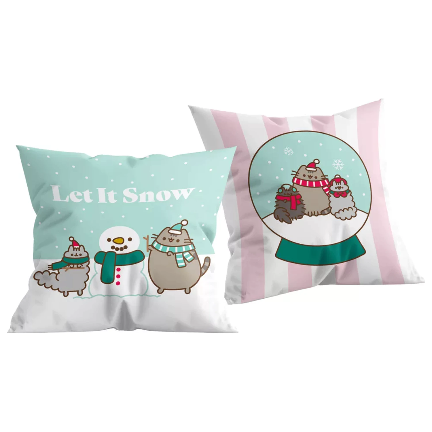 Pusheen Let It Snow vankúš, podsedák 40x40 cm produktová fotografia