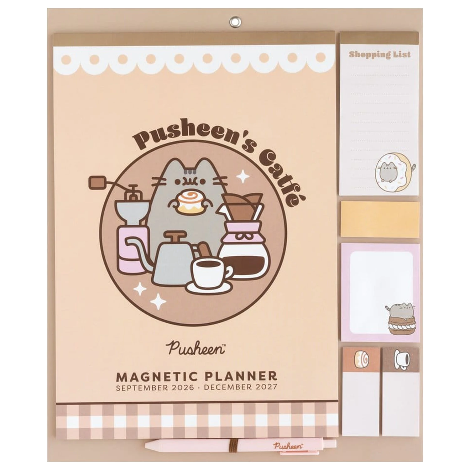 Pusheen Magnetický plánovač 2026/27 30 x 35 cm produktová fotografia