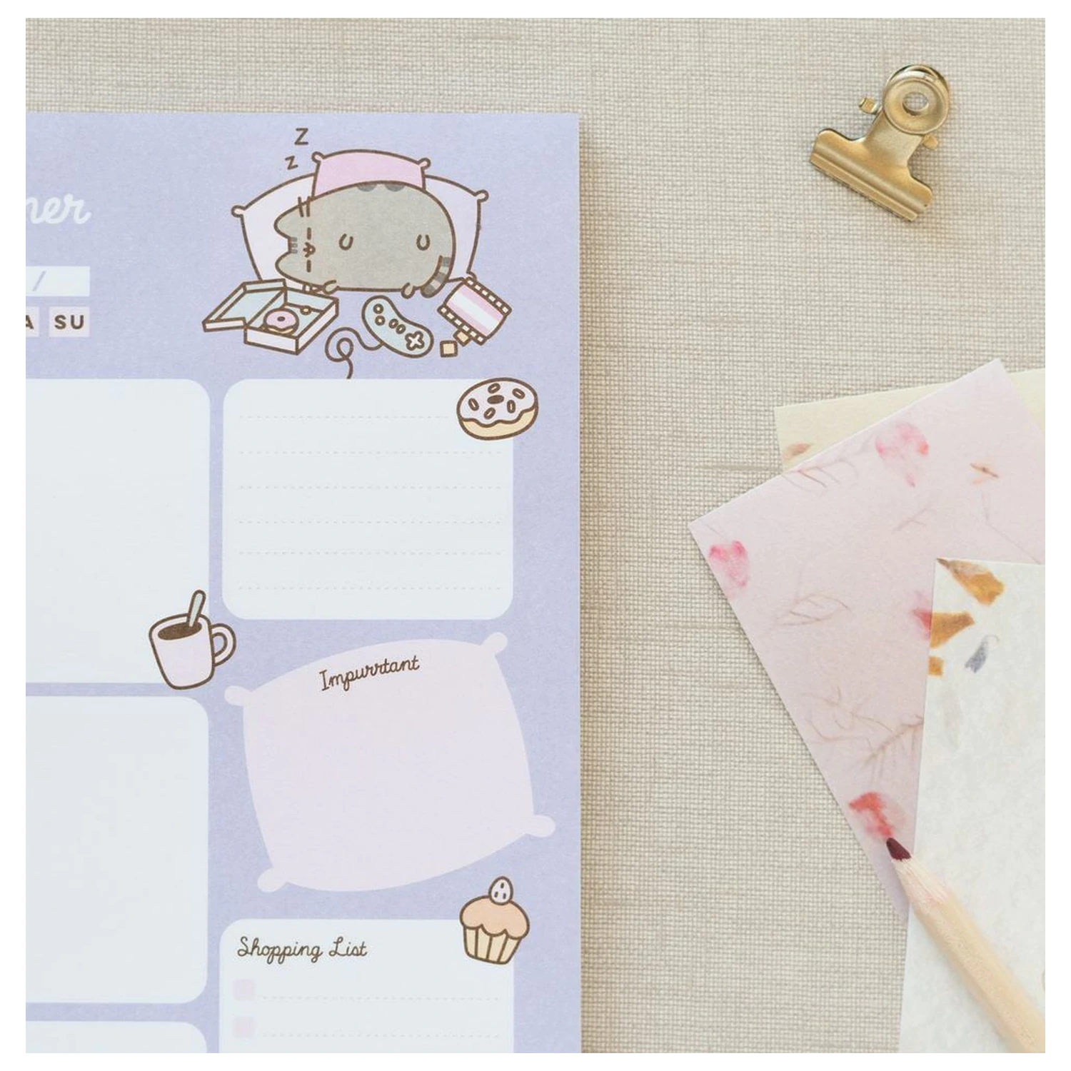 Pusheen Moments A5 denný diár produktová fotografia
